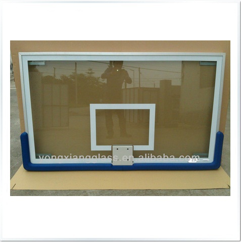 FIBA Level Tempered Glass Back Board 10mm (RING NOT INCLUDED) - Click Image to Close